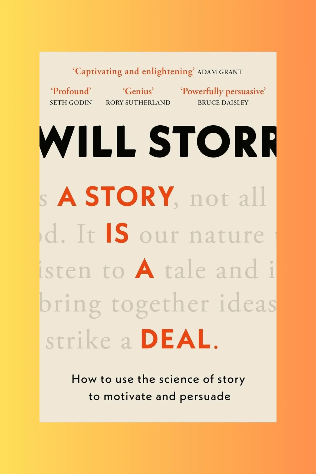 A Story is a Deal